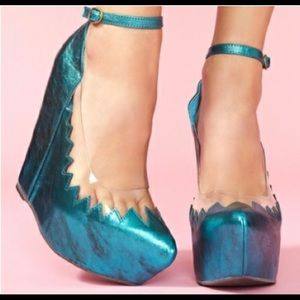 Jeffrey Campbell shark inspired heels